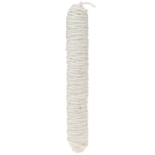 Floristik24 Wick draad 55m wit