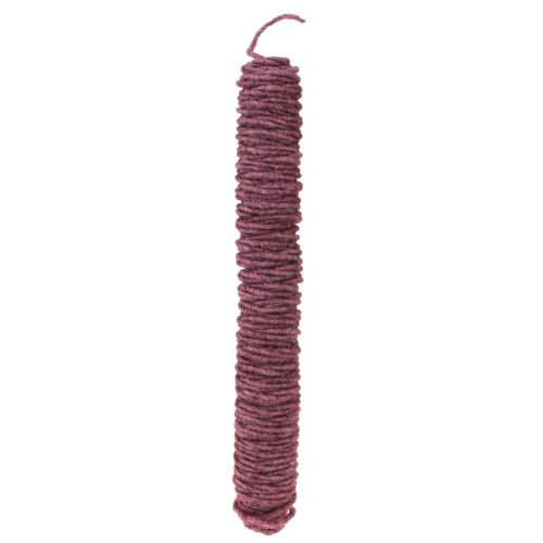Floristik24 Wick draad viltkoord violet 55m