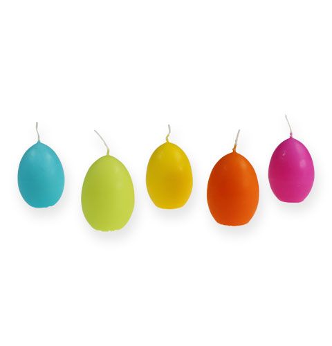 Paaseikaarsen 6cm geassorteerde kleuren 12st | Floristik24.nl