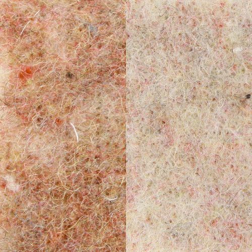 Artikel Viltlint wollen lint decoratieve stof bruin-rood beige wolvilt 7,5cm 5m