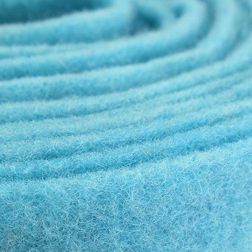 Floristik24 Vilten lint turkoois 15cm x 5m