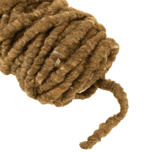 Artikel Viltkoord fleece Mirabell 25m bruin