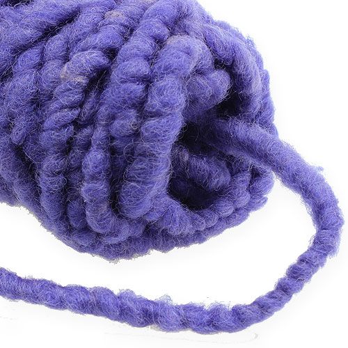 Artikel Vilten koordfleece Mirabell 25m paars
