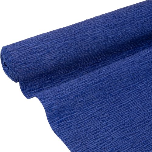 Floristik24 Bloemist crêpepapier donkerblauw 50x250cm