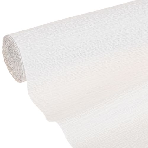 Bloemistencrêpepapier bloemistencrêpe wit 50×250cm 5 stuks