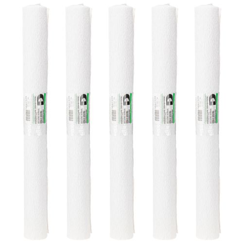 Artikel Bloemistencrêpepapier bloemistencrêpe wit 50×250cm 5 stuks