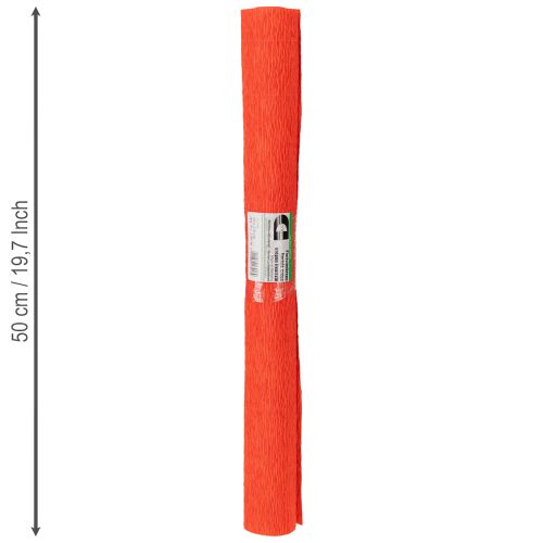 Artikel Bloemist crêpepapier rood 50x250cm