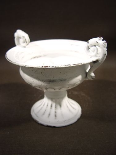 Floristik24 Cup m. Handgreep Ø 16cm H12.5cm wit