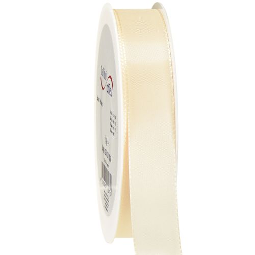 Artikel Cadeaulint en decoratief lint crème taft lint 25mm 50m