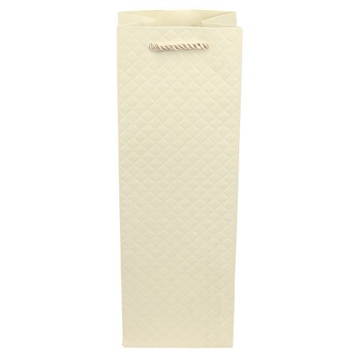 Artikel Cadeauzakje voor flessen papier crème 12×9×36cm 1 st