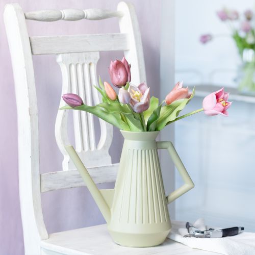Floristik24 Gieter Olijfgroen Verwijderbare Douche Bloempot 42cm 9L