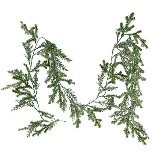 Floristik24 Levensechte dennenslinger lengte 180 cm - perfect voor feestelijke interieurdecoratie, fris groen, ideaal voor Kerstmis en feestdagen