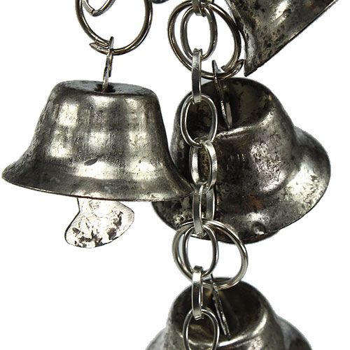 Floristik24 Bell ketting zilver 1m