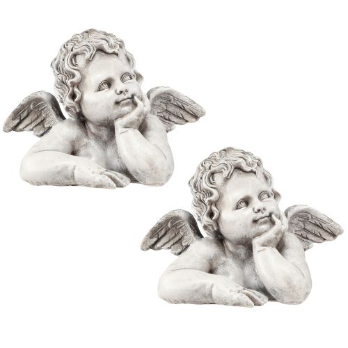 Artikel Grafdecoratie engelenbuste grafdecoratie polyresin 16×10×11,5cm 2 st