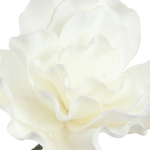 Artikel Grote Foam Bloemen Foam Kunstbloemen Wit 85cm 2st
