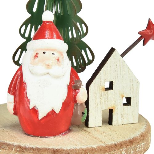 Artikel Decoratieve hanger Kerstman Sneeuwpop Ster H13cm 2st