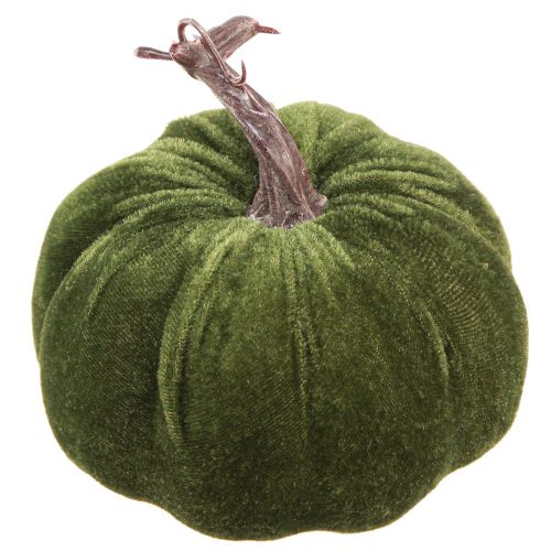 Floristik24 Herfstdecoratie pompoen lichtgroen groen donkergroen Ø13cm 3 st