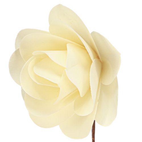 Artikel Houten sierrozen crème kunstrozen houten rozen Ø10cm 12 st