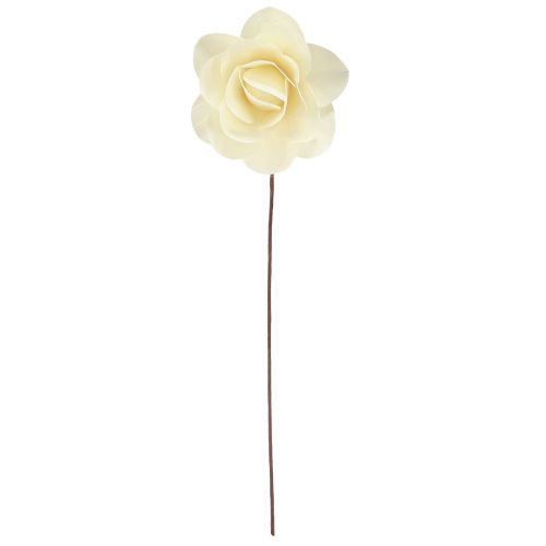 Artikel Houten sierrozen crème kunstrozen houten rozen Ø10cm 12 st