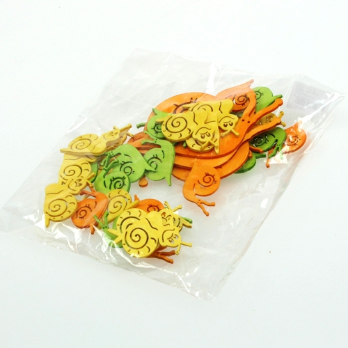 Floristik24 Assortiment verspreide houtslak 3,5cm 39p