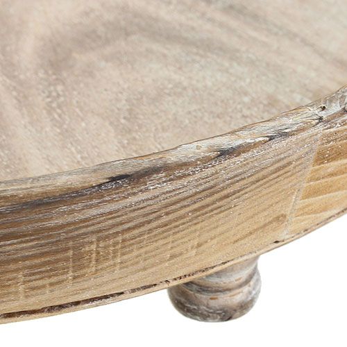 Floristik24 Houten schaal bruin Ø40cm