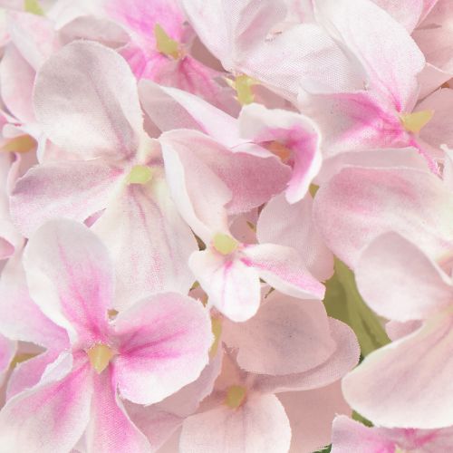Artikel Hortensia kunstlichtroze kunstbloementuinbloem 65cm