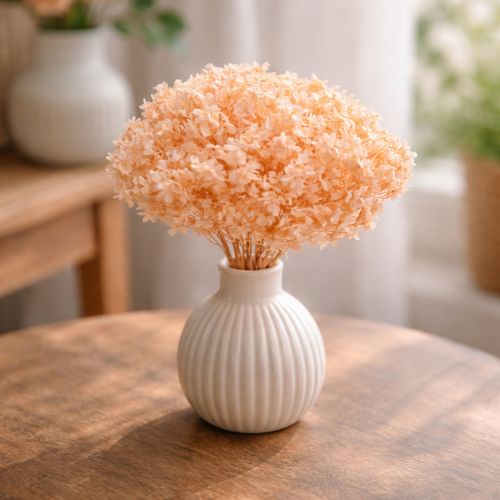 Artikel Boeket gedroogde hortensia's voor elegante bloemversiering in huis, 65 cm