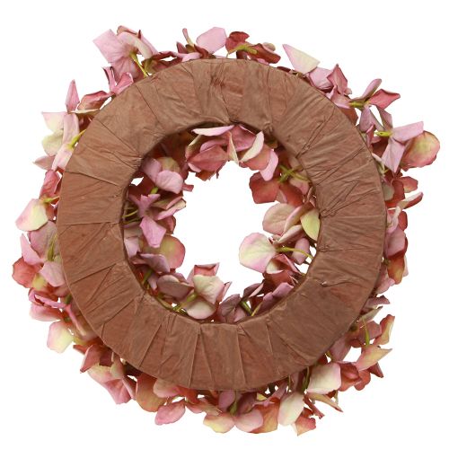 Artikel Hortensiakrans mauve roze kunst sierkrans Ø30cm