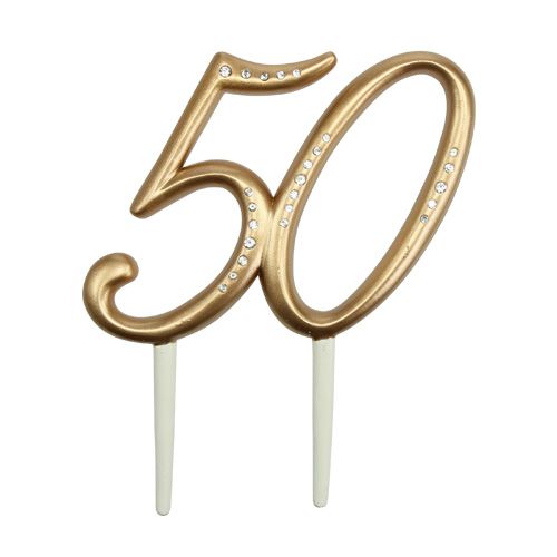 Buigen Kwadrant Ministerie Floristik24.nl Verjaardag nummer "50" om goud 15,5 cm te plakken - goedkoop  online kopen