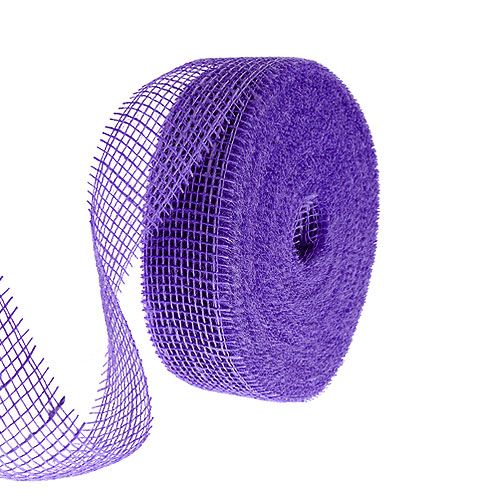 Jute lint paars 5cm 40m