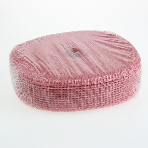 Artikel Jute lint roze 5cm 40m