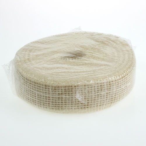 Artikel Jute lint gebleekt 5cm 40m