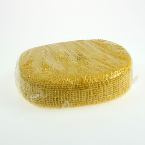 Artikel Jute lint geel 5cm 40m