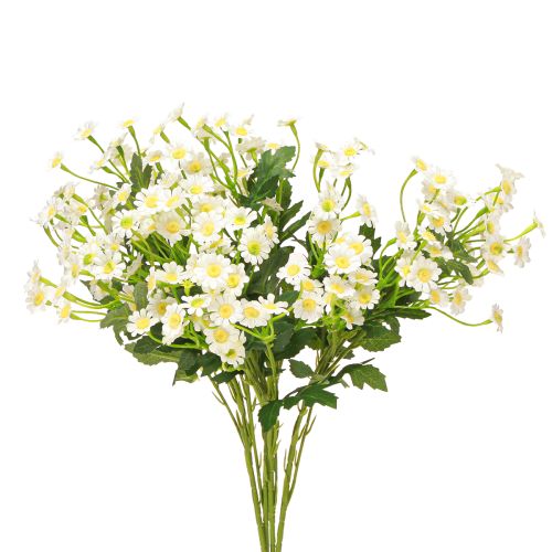 Artikel Kamille Kunstweide Bloemen Wit 58cm 4st