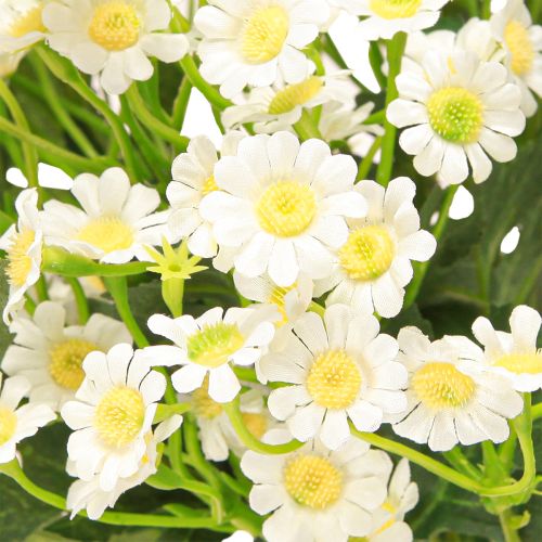 Artikel Kamille Kunstweide Bloemen Wit 58cm 4st