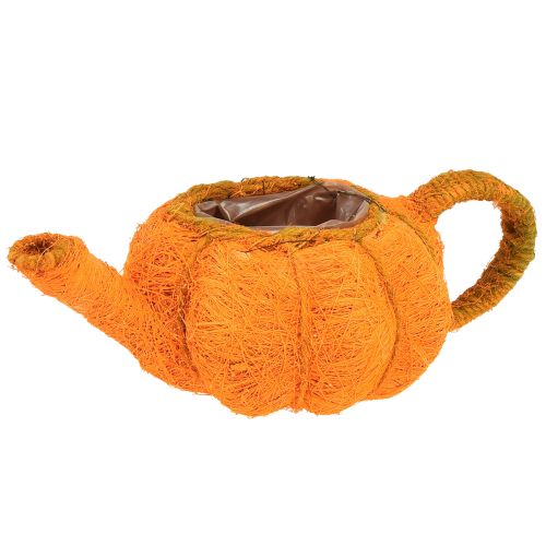 Artikel Plantpot pompoendecoratie oranje/geelgroen Ø13cm