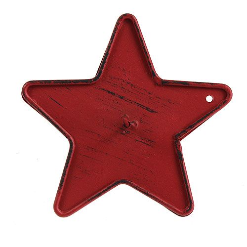 Artikel Kandelaar ster om 9cm rood te plakken