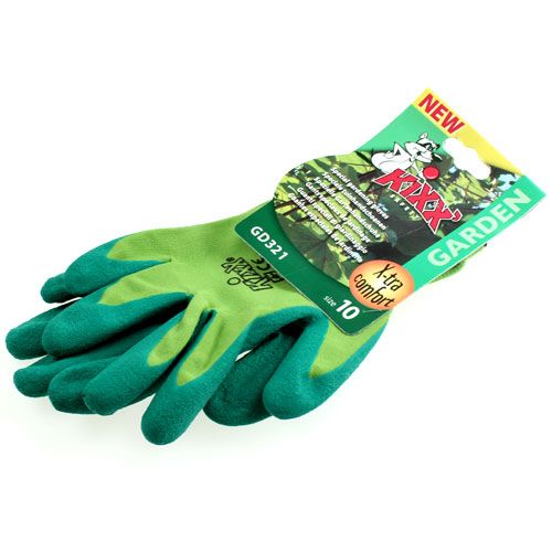 Artikel Kixx nylon tuinhandschoenen maat 10 groen