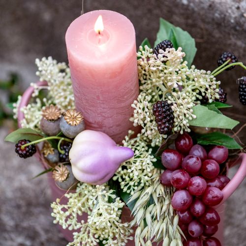 Artikel Kunstgroentendecoratie knoflook roze, wit Ø6,5cm 2 st