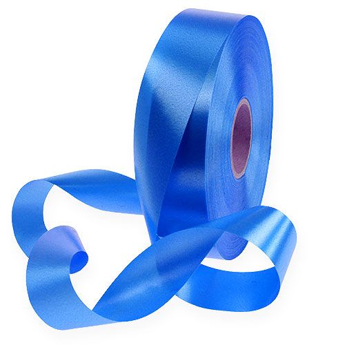 Floristik24 Krullint 30mm 100m blauw