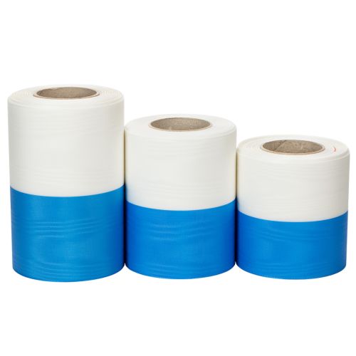 Moiré blauw-witte kranslinten kopen | Floristik24.nl