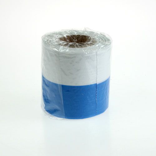 Floristik24 Kranslinten moiré blauw-wit 75 mm