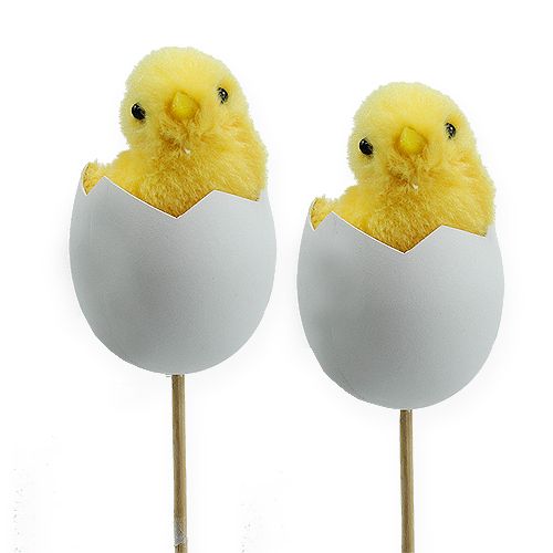 Floristik24 Easter plug kuiken 7cm 6st