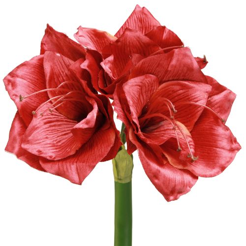 Artikel Kunst Amaryllis Kunstbloemen Rood Ø18cm L68cm 2st