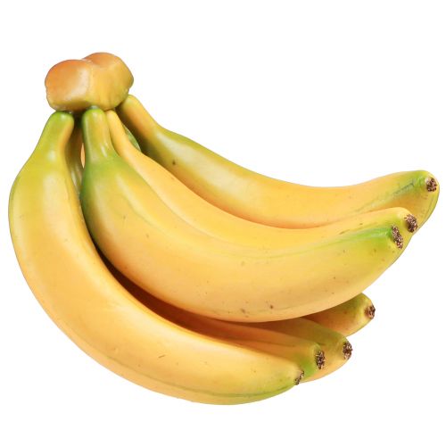 Floristik24 Kunstbananen als bosje eetdummy geel 21cm