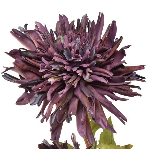 Artikel Kunstchrysant 2 bloemen paars Ø5/11cm L70cm