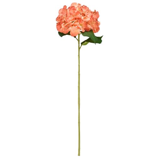 Artikel Kunsthortensia Gigant decoratieve bloem zalm Ø23cm L84cm
