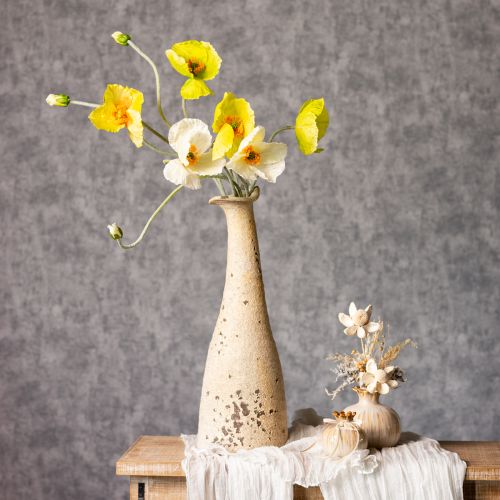 Artikel Kunstmatige klaproosdecoratie voor woonkamers en kantoren, 95 cm