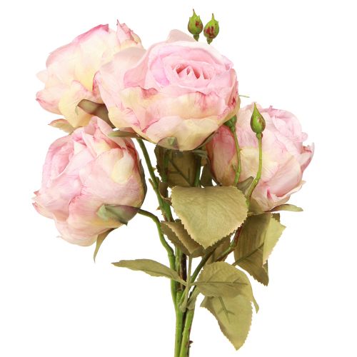 Artikel Kunstrozen kunstrozen zijden bloemen roze L44cm 4 st