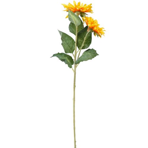 Floristik24 Kunstzonnebloemen geel 80cm